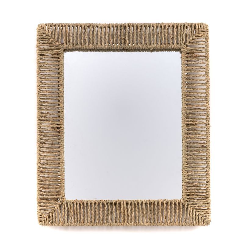 Espejo de pared - Espejo de fibras ecológicas - Espejo de Hotel